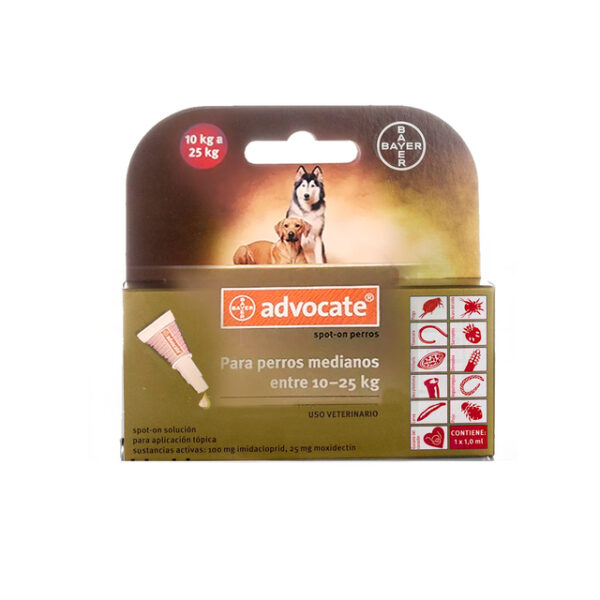 Advocate Perro De 10 a 25Kg