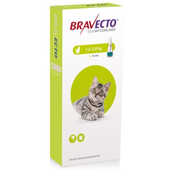 Bravecto Gato De 1.2Kg a 2.8Kg
