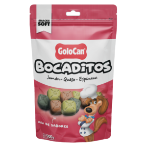 Golocan Bocadito Jamon, Queso y Espinaca 500grs