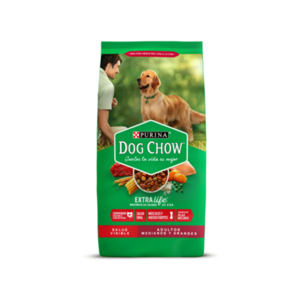 Dog Chow Adultos Raza Mediana y Grande Por 20 kg