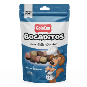 Golocan Bocaditos Carne, Pollo y Chocolate 500grs