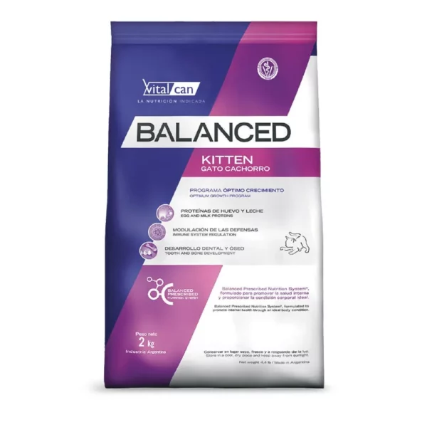Vital Can Balanced Cat Kitten Por 2Kg