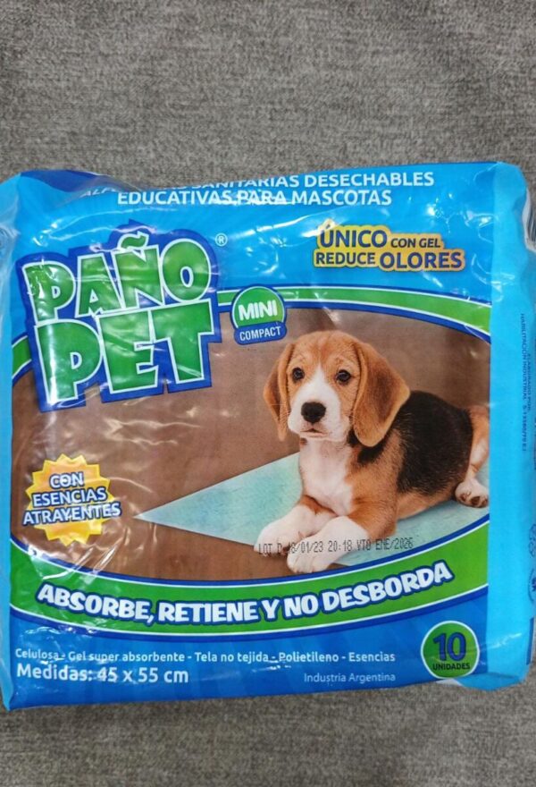 Paño Pet Mini x 10 Unidades 45x55
