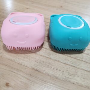 Cepillo silicona baño porta shampoo